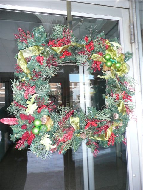 Square wreath just for T Squared