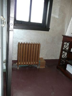 Bronze painted radiator